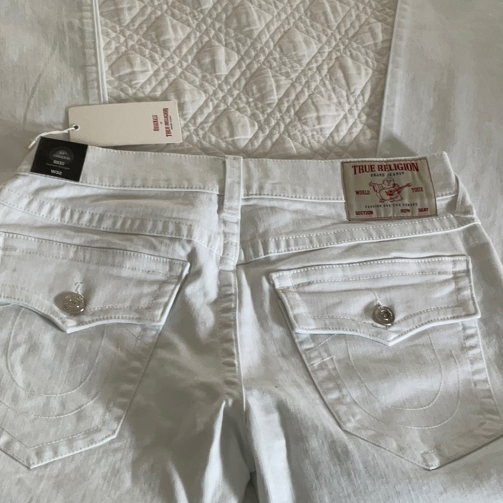 New True Religion White Jeans